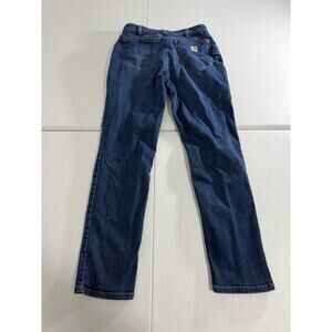 Carhartt Women’s Relaxed Fit Size 8 Dark Wash Blue